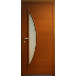 Porte d'entrée exo despina 215x90cm droite merisier