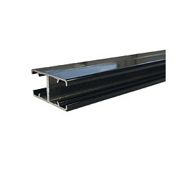 Profil H noir 10mm 2m