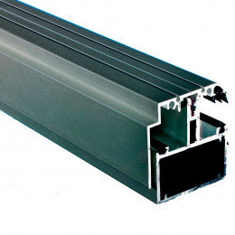 Profil rive portante gris 4m