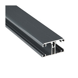 Profil jonction gris 3m épaisseur 16-32mm