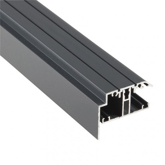 Profil bordure gris épaisseur 16-32mm 3m