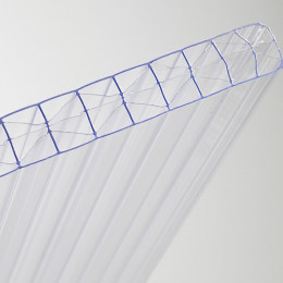 Plaque polycarbonate 16mm clair 4x0.98m