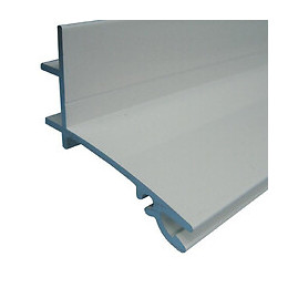 Faîtage supérieur + inférieur blanc 4m