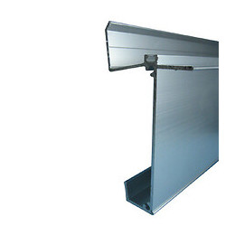 Kit faîtage inférieur gris 4m