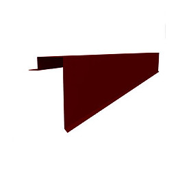 Rive sur mur rouge 2.10m