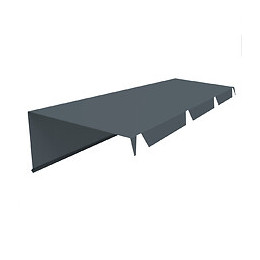 Faîtage sur mur gris 2.10m