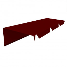 Faîtage sur mur rouge 2.10m