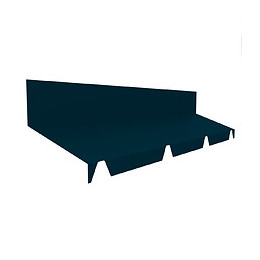 Faîtage contre mur bleu 2.10m