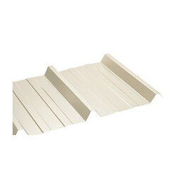 Tôle acier galva laqué nervuré 0.50mm 300x105cm beige