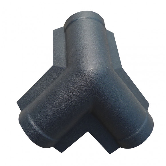 Raccord faîtage arêtier gris