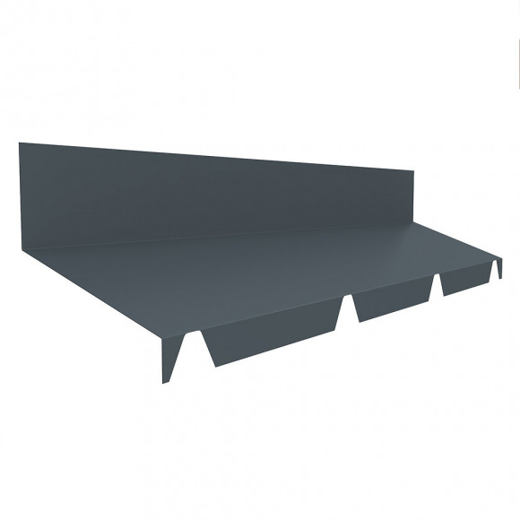 Faîtage contre mur gris 2.10m