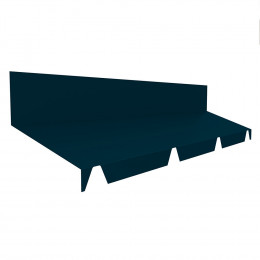 Faîtage contre mur bleu 2.10m