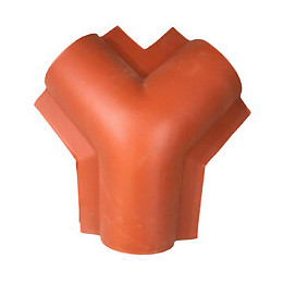 Raccord faîtage arêtier terracota