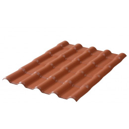 Plaque express mini terracotta imitation tuile 110x90cm