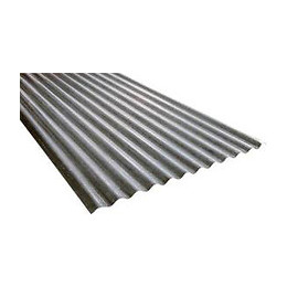 Tôle acier galva laqué nervuré 0.50mm 300x105cm beige