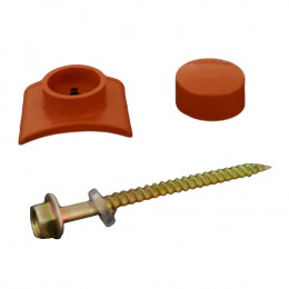 50 fixations pour panneau tuile antique