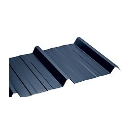 Tôle acier galva laqué nervuré 0.63mm 300x105cm bleu