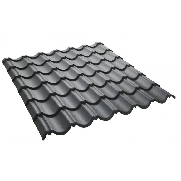 Panneau tuiles laqué mat anthracite 1030x950mm