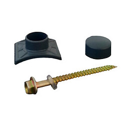 50 fixations pour panneau tuile gris