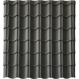 Panneau tuiles granulat anthracite 1030x950mm