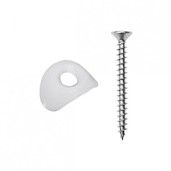 50 plaquettes + vis universelle bois 3.5x30mm