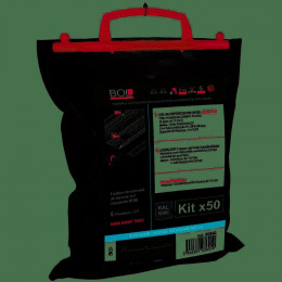 50 vis + cavaliers pour fixations de bac RAL 5008