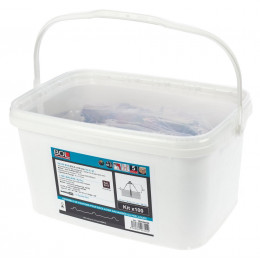100 vis + cavaliers pour fixations de bac RAL 8012