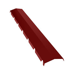 Faitière pour plaque nervurée rouge Ep.0.50mm Lg.2100mm