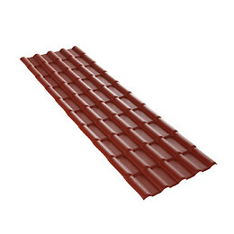 Panneau tuile PVC terracota 2.18x0.72m