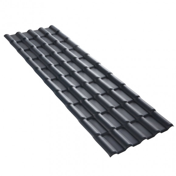 Panneau tuile PVC gris 2.18x0.74m