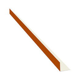 Profil de finition multifonction pour la tôle multiusages Rouge -Beige