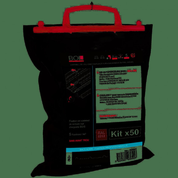 50 fixations pour bac 8012