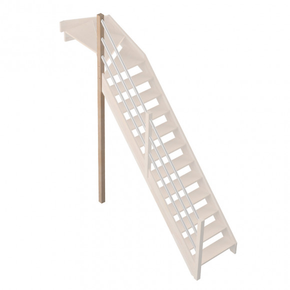 Poteau support quart tournant haut gauche Savoie-rampe C