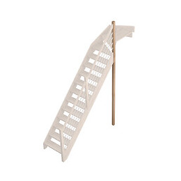 Poteau support quart tournant haut droit escalier Provence