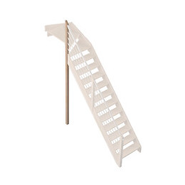 Poteau support quart tournant haut gauche Savoie-rampe M