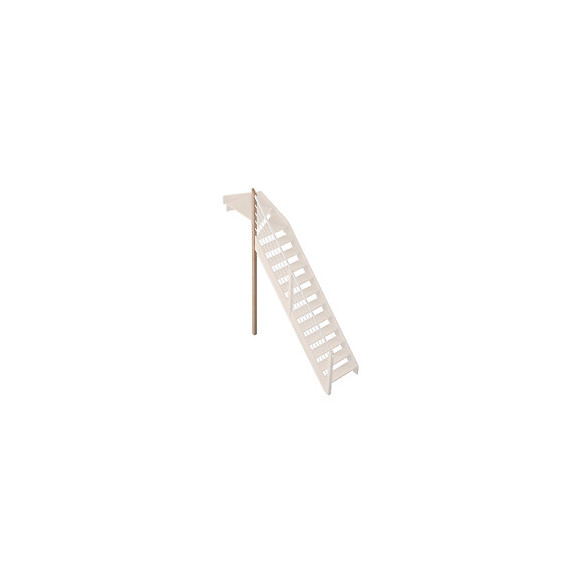 Poteau support quart tournant haut gauche Savoie-rampe M