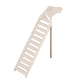 Poteau support quart tournant haut escalier Provence