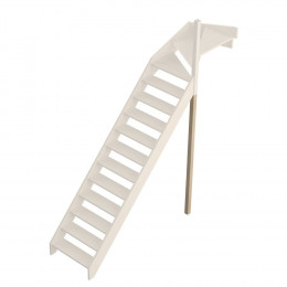 Poteau support bois pour quart tournant haut Jura