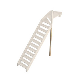 Poteau support bois pour quart tournant haut Jura