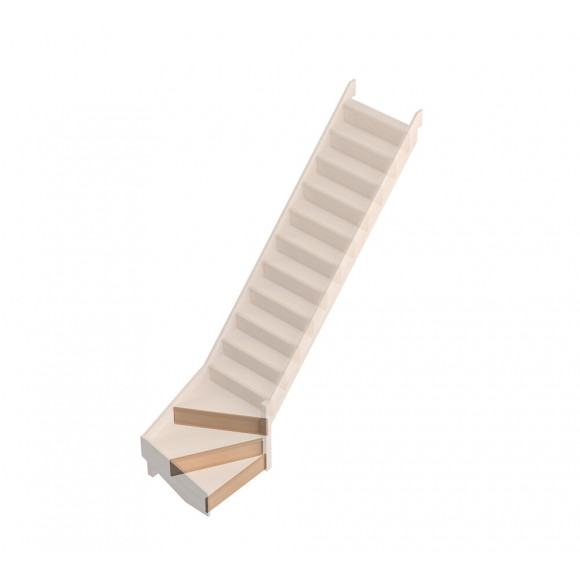 3 contre marches pour quart tournant escalier Savoie