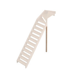 Poteau support quart tournant haut escalier Provence