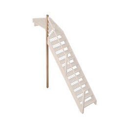 Poteau support quart tournant haut gauche escalier Provence