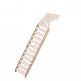 2 limons pour escalier avec quart tournant haut Savoie