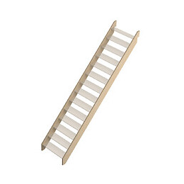 2 limons escalier droit JURA