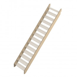 2 limons escalier droit JURA