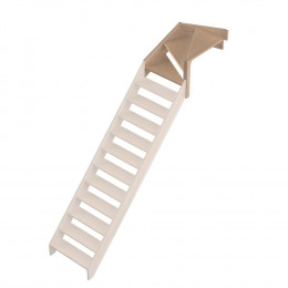 Quart tournant haut droit escalier Savoie