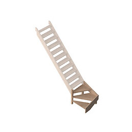 Quart tournant bas gauche escalier PROVENCE