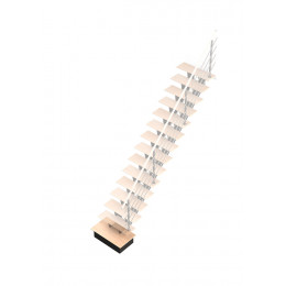 Socle de départ 25cm escalier droit BIAX