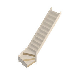 3 contre marches pour quart tournant escalier JURA