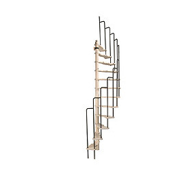 Escalier demi spirale SATURNE 140X70cm